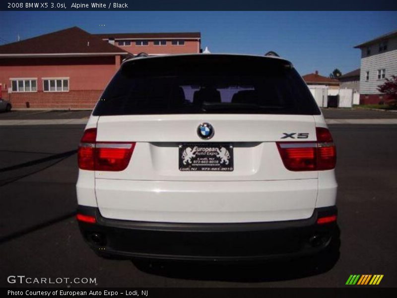Alpine White / Black 2008 BMW X5 3.0si