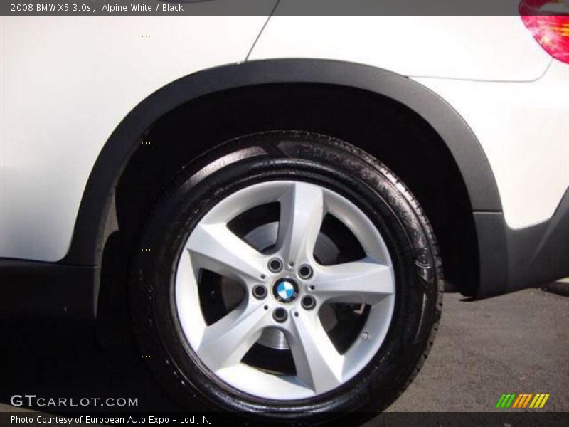 Alpine White / Black 2008 BMW X5 3.0si