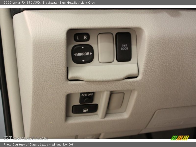 Breakwater Blue Metallic / Light Gray 2009 Lexus RX 350 AWD