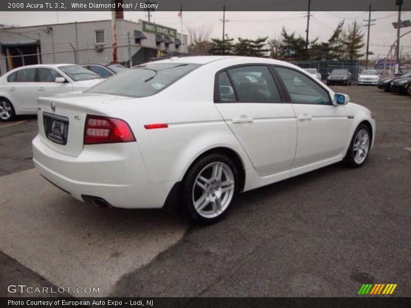 White Diamond Pearl / Ebony 2008 Acura TL 3.2