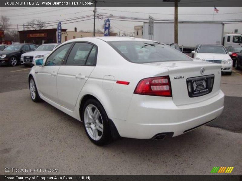 White Diamond Pearl / Ebony 2008 Acura TL 3.2