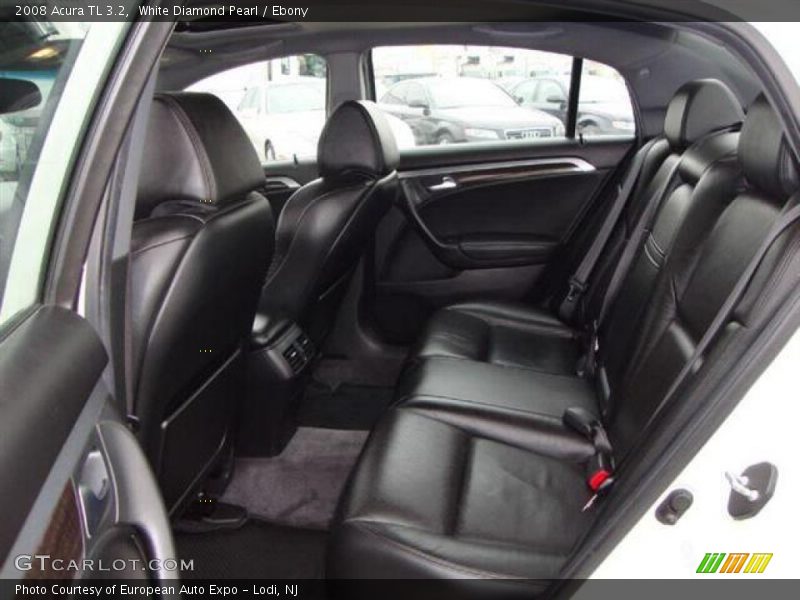 White Diamond Pearl / Ebony 2008 Acura TL 3.2