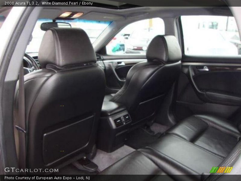 White Diamond Pearl / Ebony 2008 Acura TL 3.2