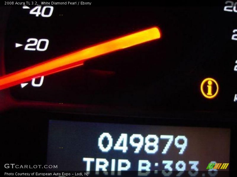 White Diamond Pearl / Ebony 2008 Acura TL 3.2