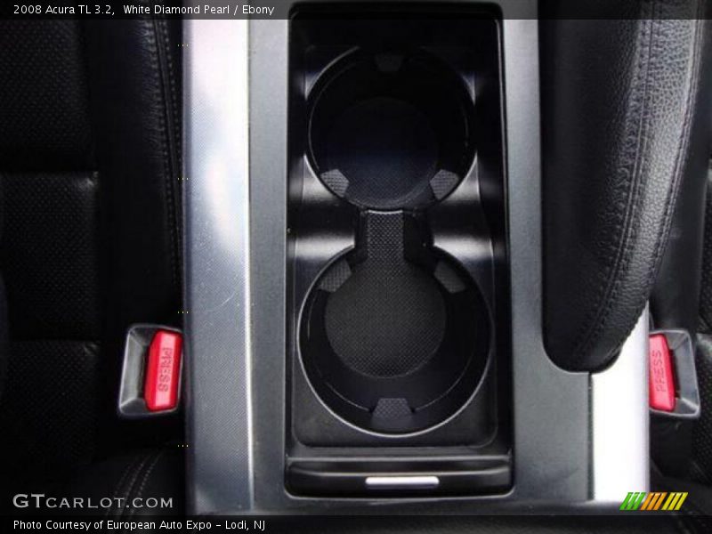 White Diamond Pearl / Ebony 2008 Acura TL 3.2
