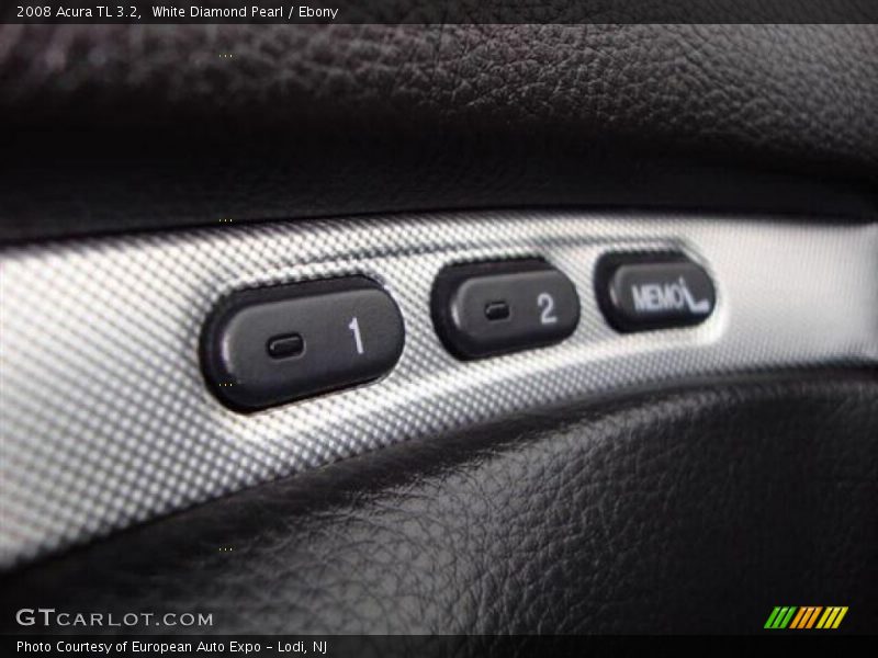 White Diamond Pearl / Ebony 2008 Acura TL 3.2