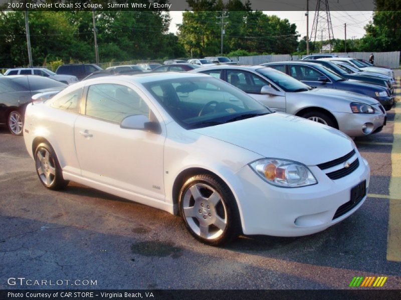 Summit White / Ebony 2007 Chevrolet Cobalt SS Coupe