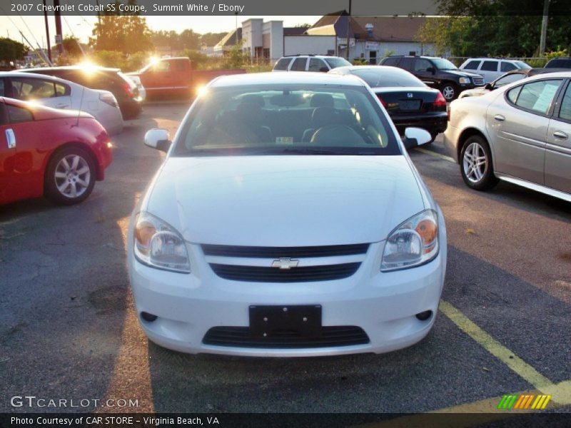 Summit White / Ebony 2007 Chevrolet Cobalt SS Coupe