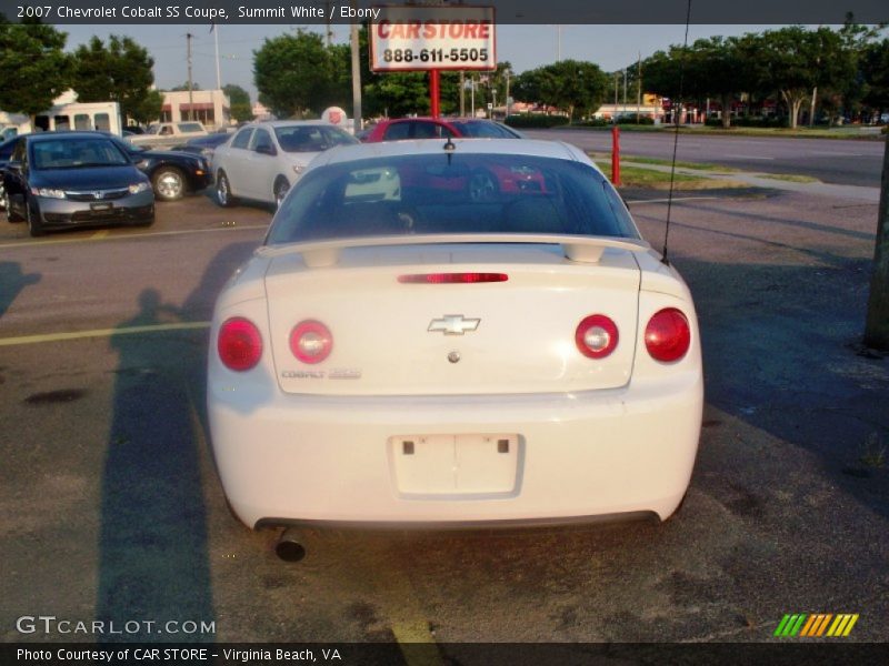 Summit White / Ebony 2007 Chevrolet Cobalt SS Coupe