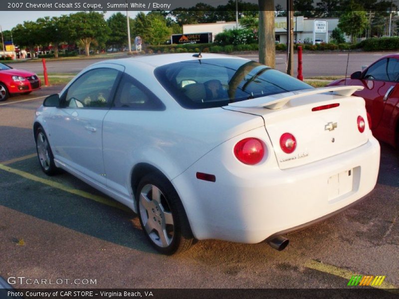 Summit White / Ebony 2007 Chevrolet Cobalt SS Coupe