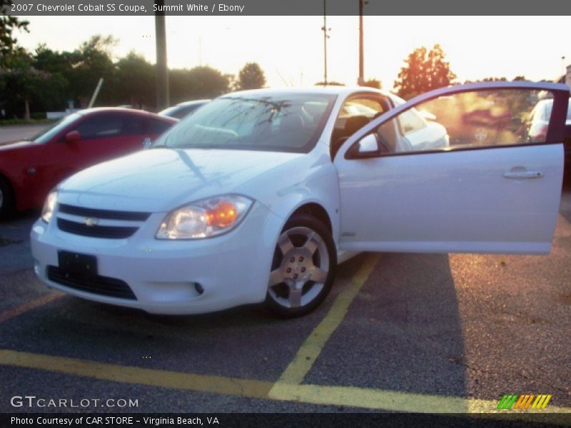 Summit White / Ebony 2007 Chevrolet Cobalt SS Coupe