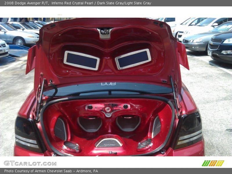 Inferno Red Crystal Pearl / Dark Slate Gray/Light Slate Gray 2008 Dodge Avenger R/T