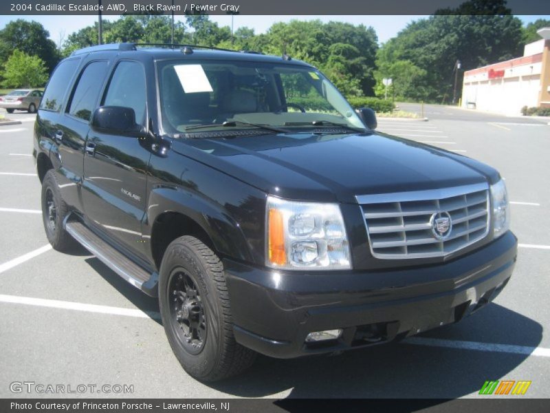 Black Raven / Pewter Gray 2004 Cadillac Escalade AWD