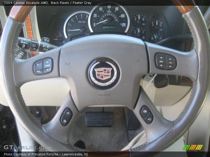 Black Raven / Pewter Gray 2004 Cadillac Escalade AWD