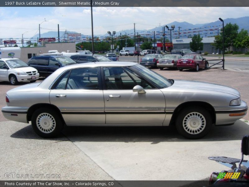Silvermist Metallic / Medium Gray 1997 Buick LeSabre Custom