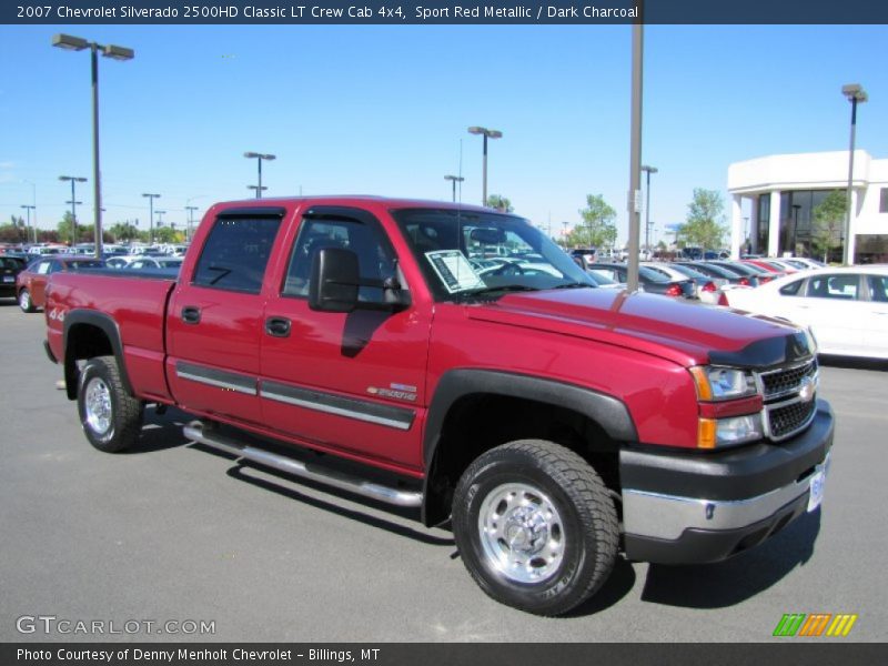 Sport Red Metallic / Dark Charcoal 2007 Chevrolet Silverado 2500HD Classic LT Crew Cab 4x4