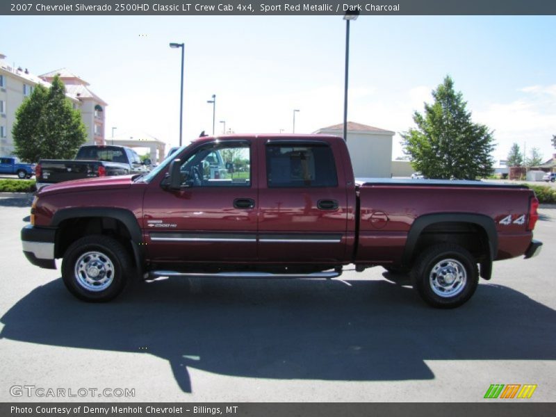 Sport Red Metallic / Dark Charcoal 2007 Chevrolet Silverado 2500HD Classic LT Crew Cab 4x4