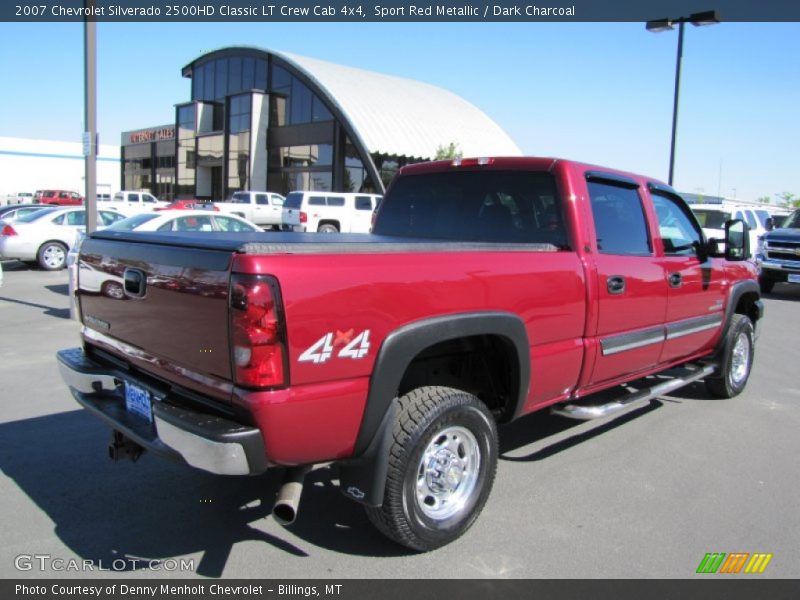 Sport Red Metallic / Dark Charcoal 2007 Chevrolet Silverado 2500HD Classic LT Crew Cab 4x4