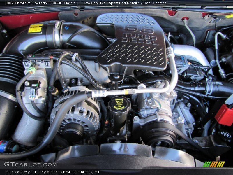 Sport Red Metallic / Dark Charcoal 2007 Chevrolet Silverado 2500HD Classic LT Crew Cab 4x4