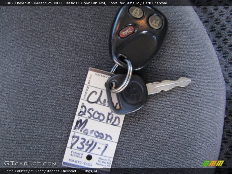 Sport Red Metallic / Dark Charcoal 2007 Chevrolet Silverado 2500HD Classic LT Crew Cab 4x4