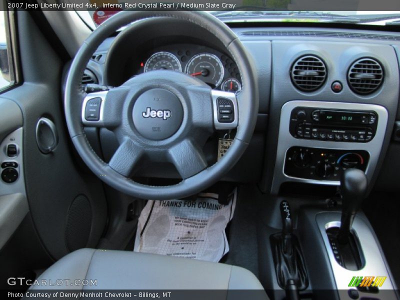 Inferno Red Crystal Pearl / Medium Slate Gray 2007 Jeep Liberty Limited 4x4