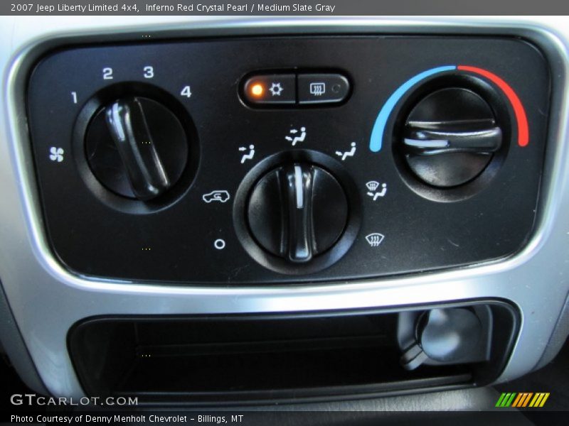 Inferno Red Crystal Pearl / Medium Slate Gray 2007 Jeep Liberty Limited 4x4