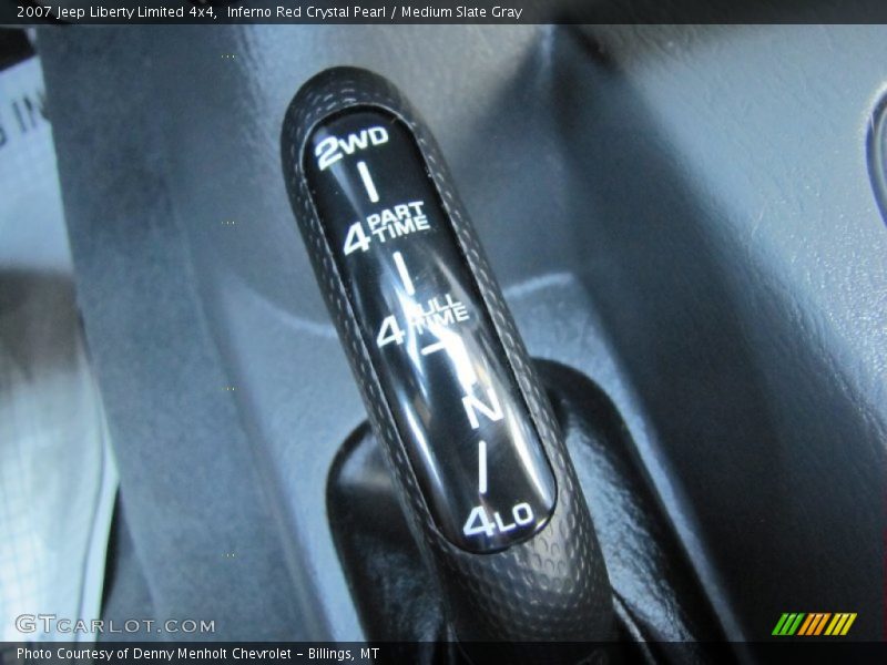 Inferno Red Crystal Pearl / Medium Slate Gray 2007 Jeep Liberty Limited 4x4