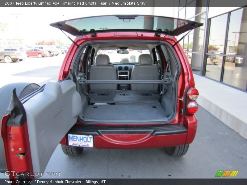 Inferno Red Crystal Pearl / Medium Slate Gray 2007 Jeep Liberty Limited 4x4