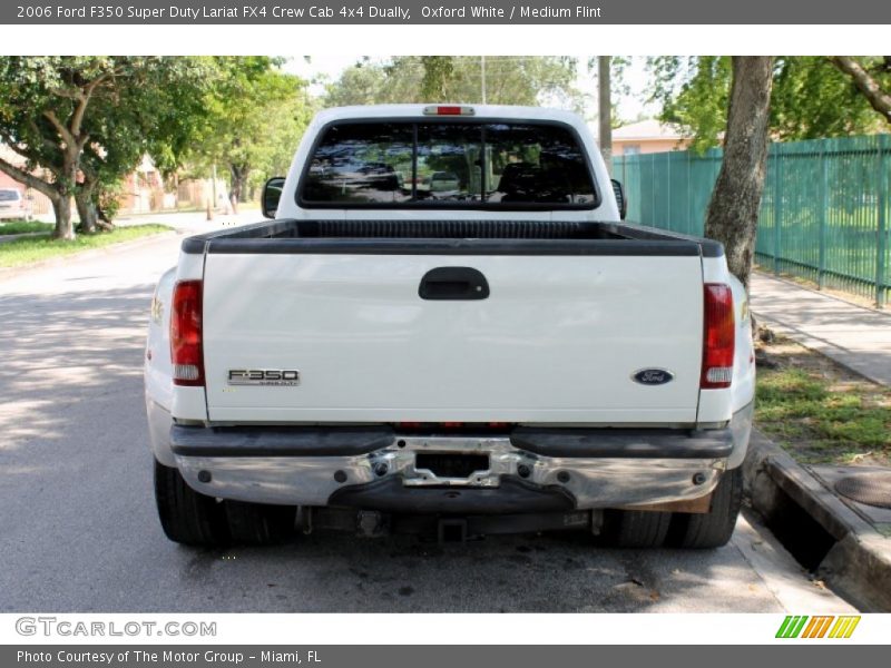 Oxford White / Medium Flint 2006 Ford F350 Super Duty Lariat FX4 Crew Cab 4x4 Dually