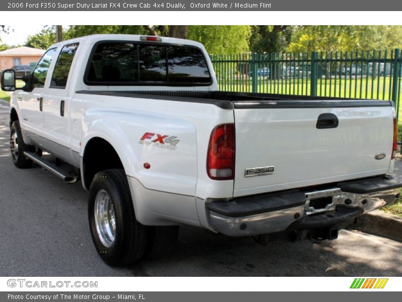 Oxford White / Medium Flint 2006 Ford F350 Super Duty Lariat FX4 Crew Cab 4x4 Dually