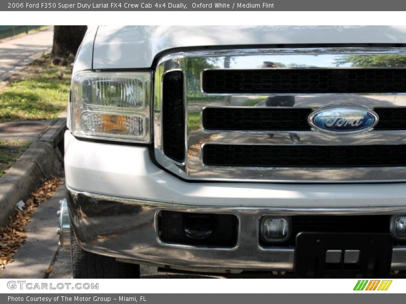 Oxford White / Medium Flint 2006 Ford F350 Super Duty Lariat FX4 Crew Cab 4x4 Dually