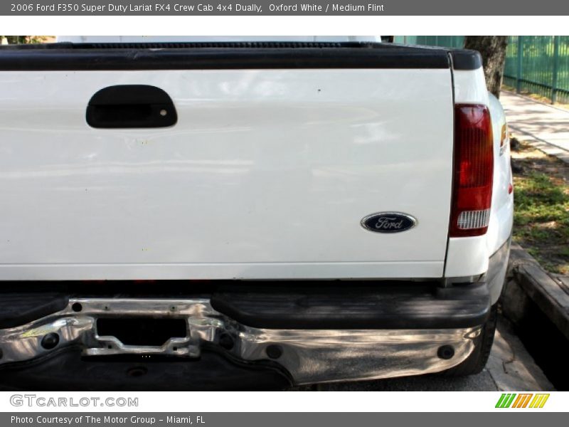 Oxford White / Medium Flint 2006 Ford F350 Super Duty Lariat FX4 Crew Cab 4x4 Dually