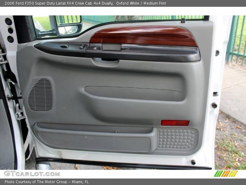 Oxford White / Medium Flint 2006 Ford F350 Super Duty Lariat FX4 Crew Cab 4x4 Dually