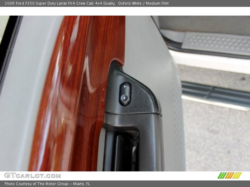 Oxford White / Medium Flint 2006 Ford F350 Super Duty Lariat FX4 Crew Cab 4x4 Dually