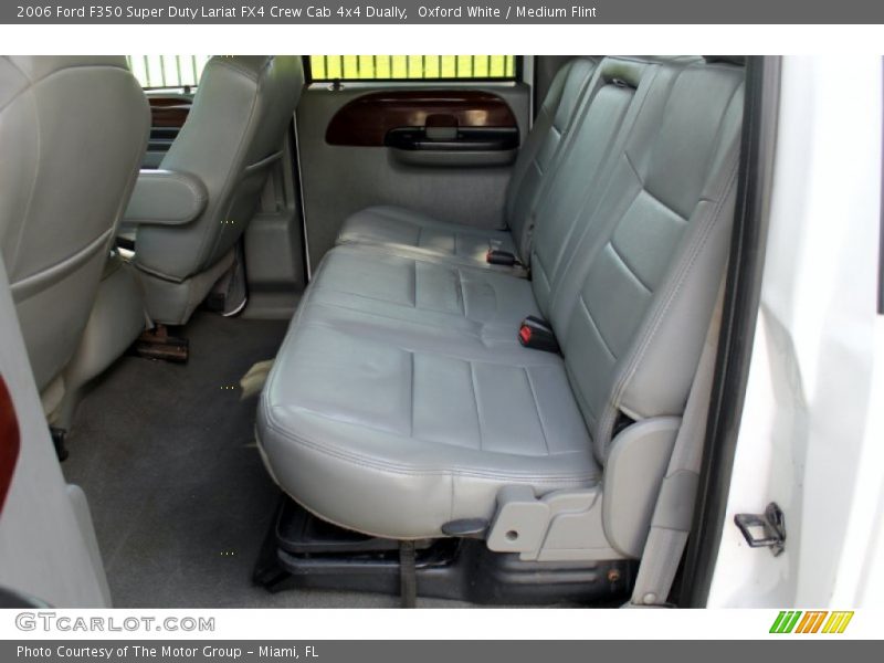 Oxford White / Medium Flint 2006 Ford F350 Super Duty Lariat FX4 Crew Cab 4x4 Dually