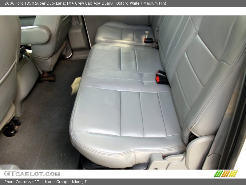 Oxford White / Medium Flint 2006 Ford F350 Super Duty Lariat FX4 Crew Cab 4x4 Dually