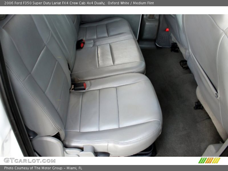 Oxford White / Medium Flint 2006 Ford F350 Super Duty Lariat FX4 Crew Cab 4x4 Dually