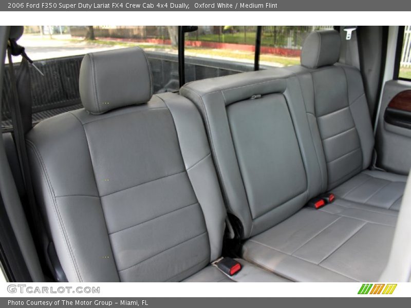 Oxford White / Medium Flint 2006 Ford F350 Super Duty Lariat FX4 Crew Cab 4x4 Dually