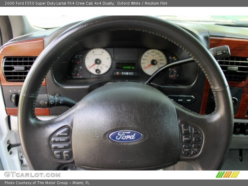  2006 F350 Super Duty Lariat FX4 Crew Cab 4x4 Dually Steering Wheel