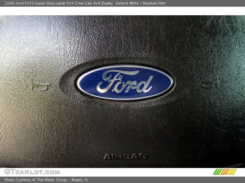 Oxford White / Medium Flint 2006 Ford F350 Super Duty Lariat FX4 Crew Cab 4x4 Dually