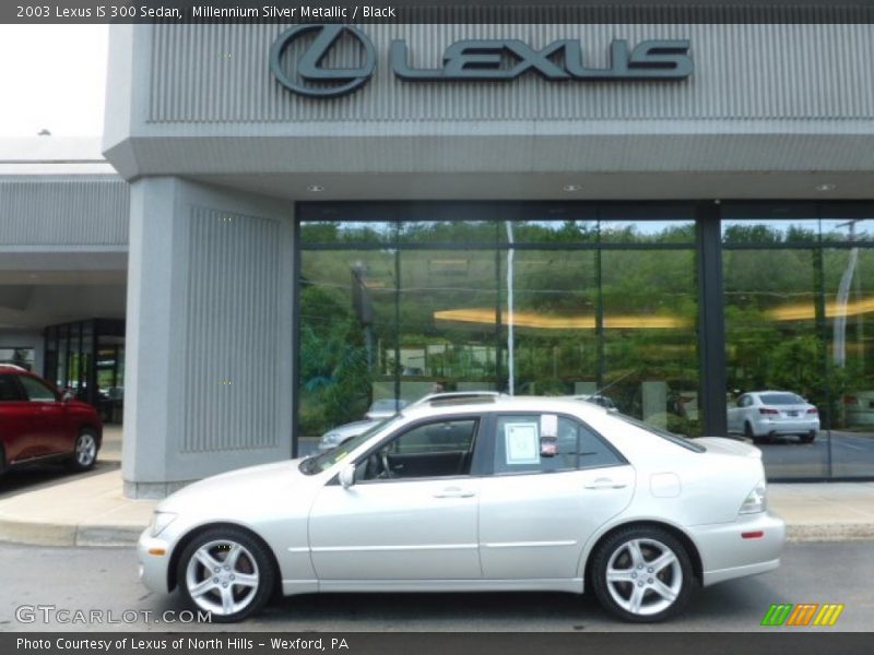 Millennium Silver Metallic / Black 2003 Lexus IS 300 Sedan