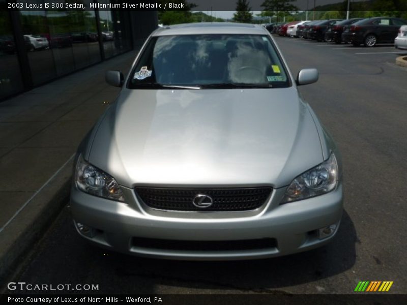Millennium Silver Metallic / Black 2003 Lexus IS 300 Sedan