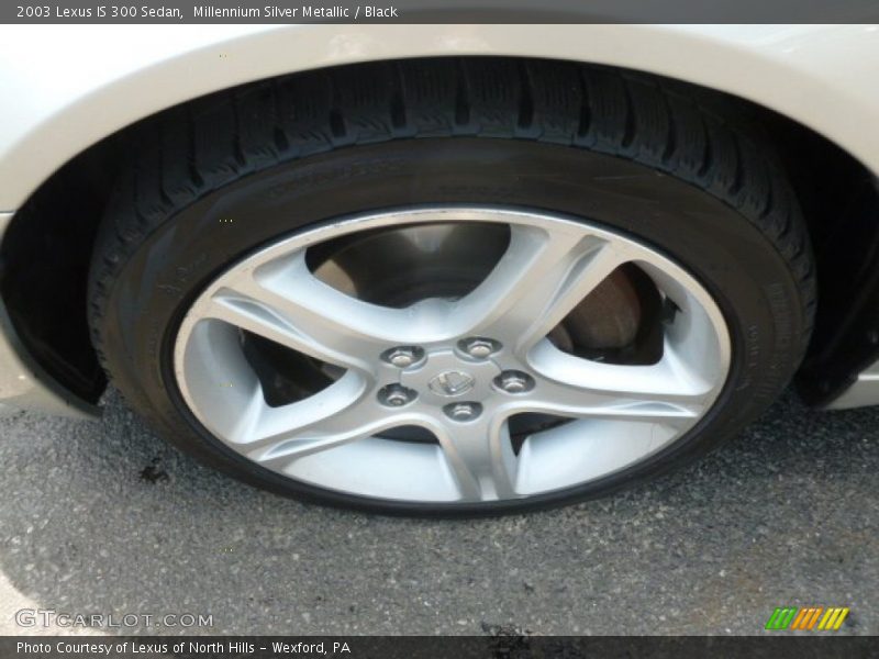 Millennium Silver Metallic / Black 2003 Lexus IS 300 Sedan