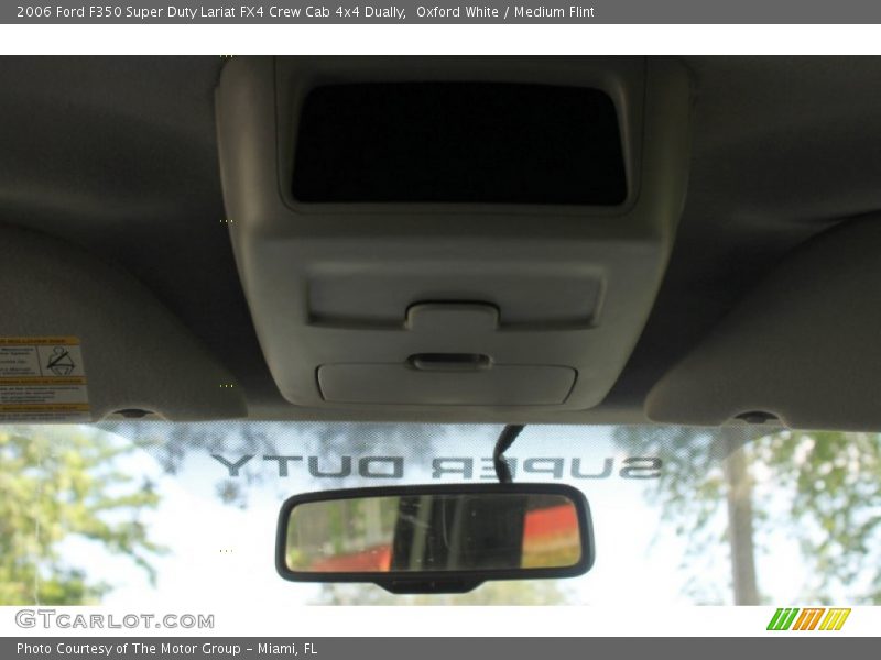 Oxford White / Medium Flint 2006 Ford F350 Super Duty Lariat FX4 Crew Cab 4x4 Dually
