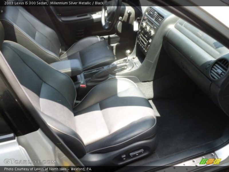 Millennium Silver Metallic / Black 2003 Lexus IS 300 Sedan