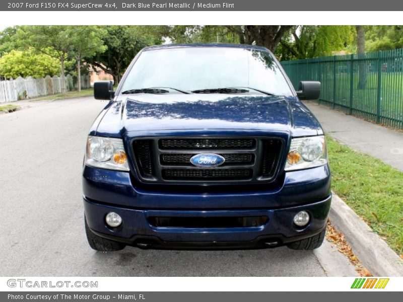 Dark Blue Pearl Metallic / Medium Flint 2007 Ford F150 FX4 SuperCrew 4x4