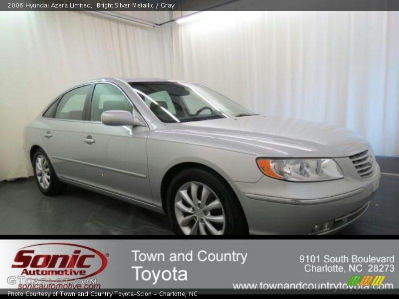 Bright Silver Metallic / Gray 2006 Hyundai Azera Limited