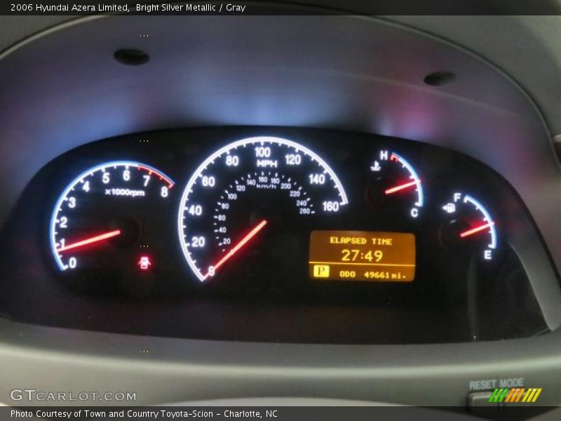 Bright Silver Metallic / Gray 2006 Hyundai Azera Limited