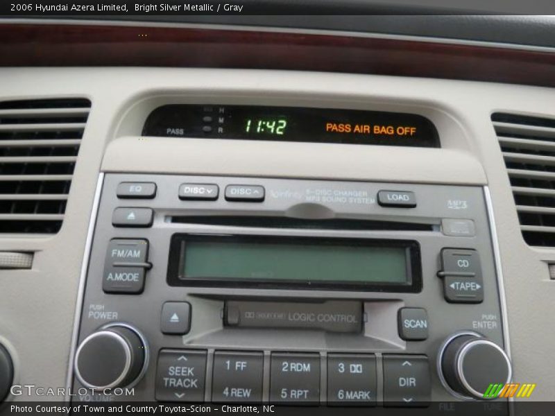 Bright Silver Metallic / Gray 2006 Hyundai Azera Limited