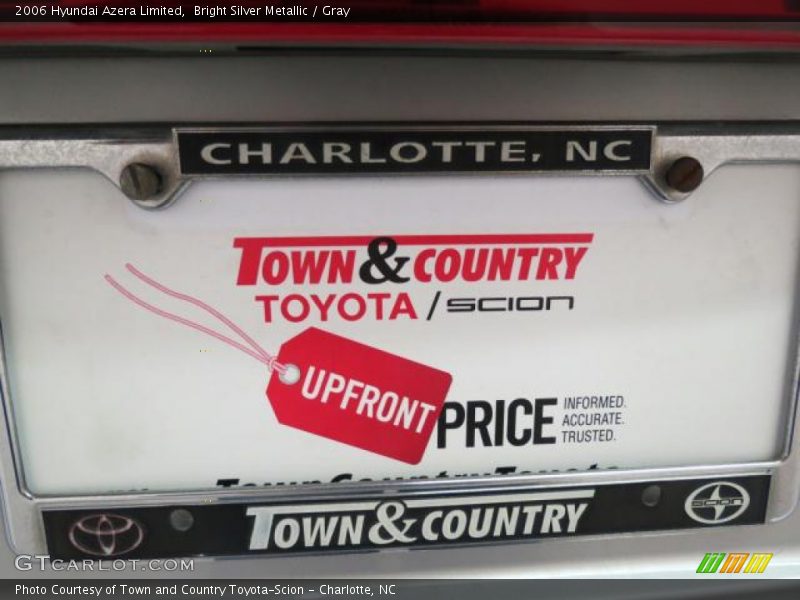 Bright Silver Metallic / Gray 2006 Hyundai Azera Limited